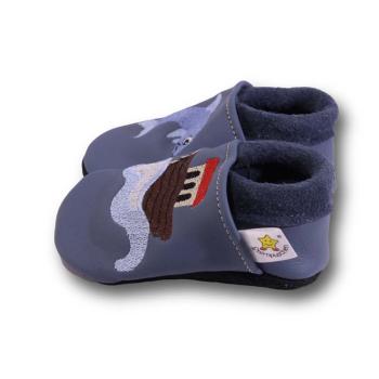 Lederpuschen Delfin & Arche